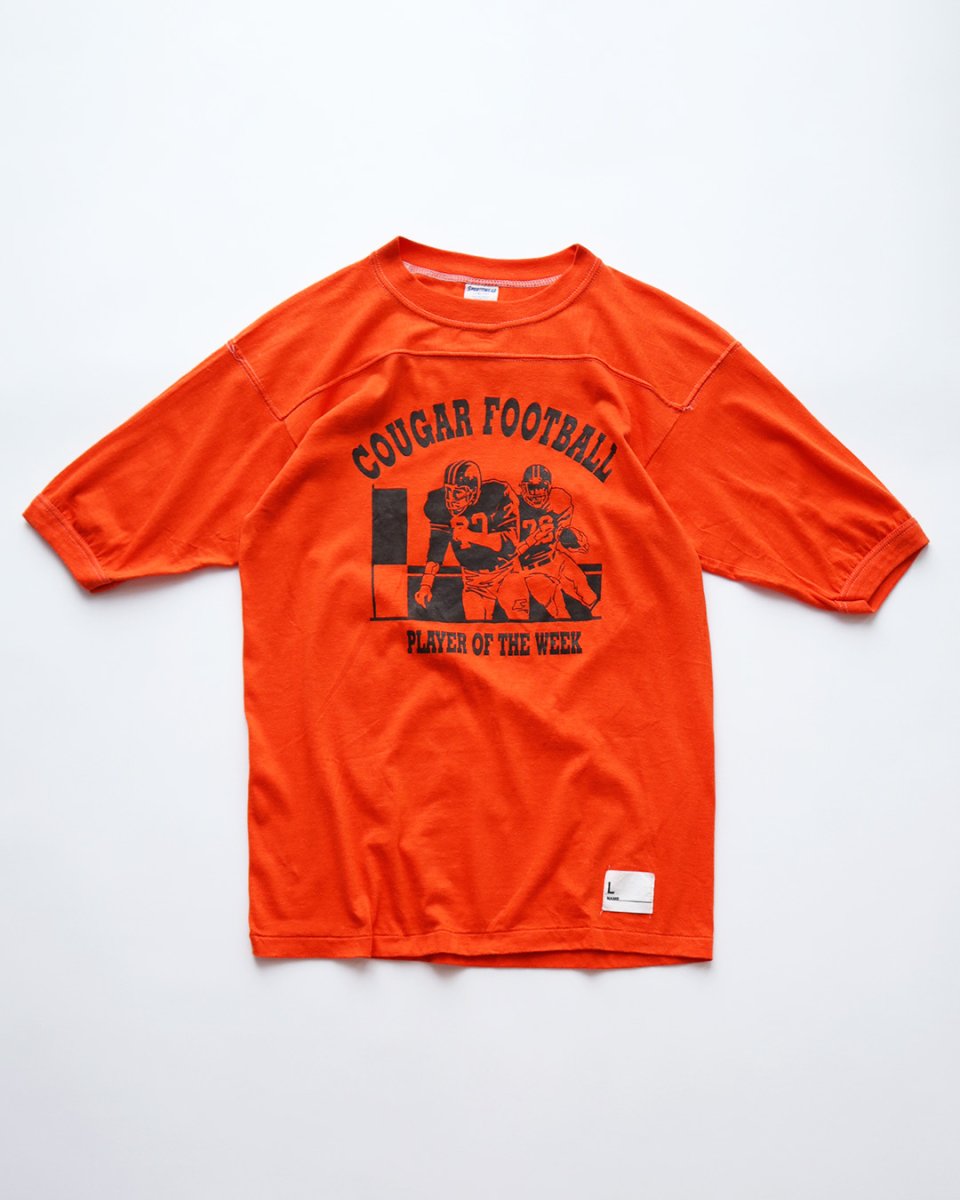 画像1: 〜80's Sportswear PRINT S/S FOOTBALL TEE "COUGAR FOOTBALL" (1)