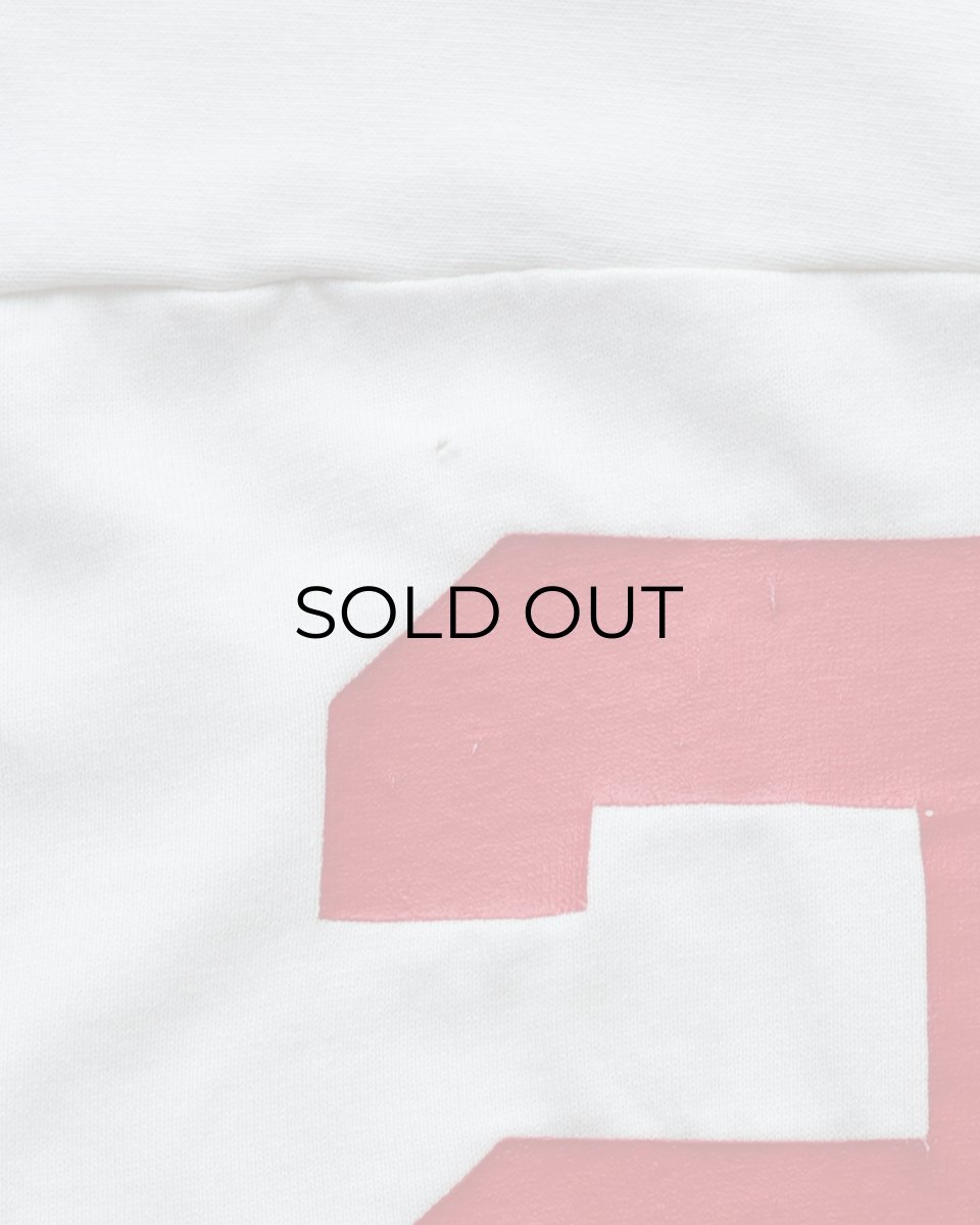 画像17: 80's RUSSELL W-PRINT CROPPED SLEEVE V NECK FOOTBALL TEE "GUNNISON" (17)