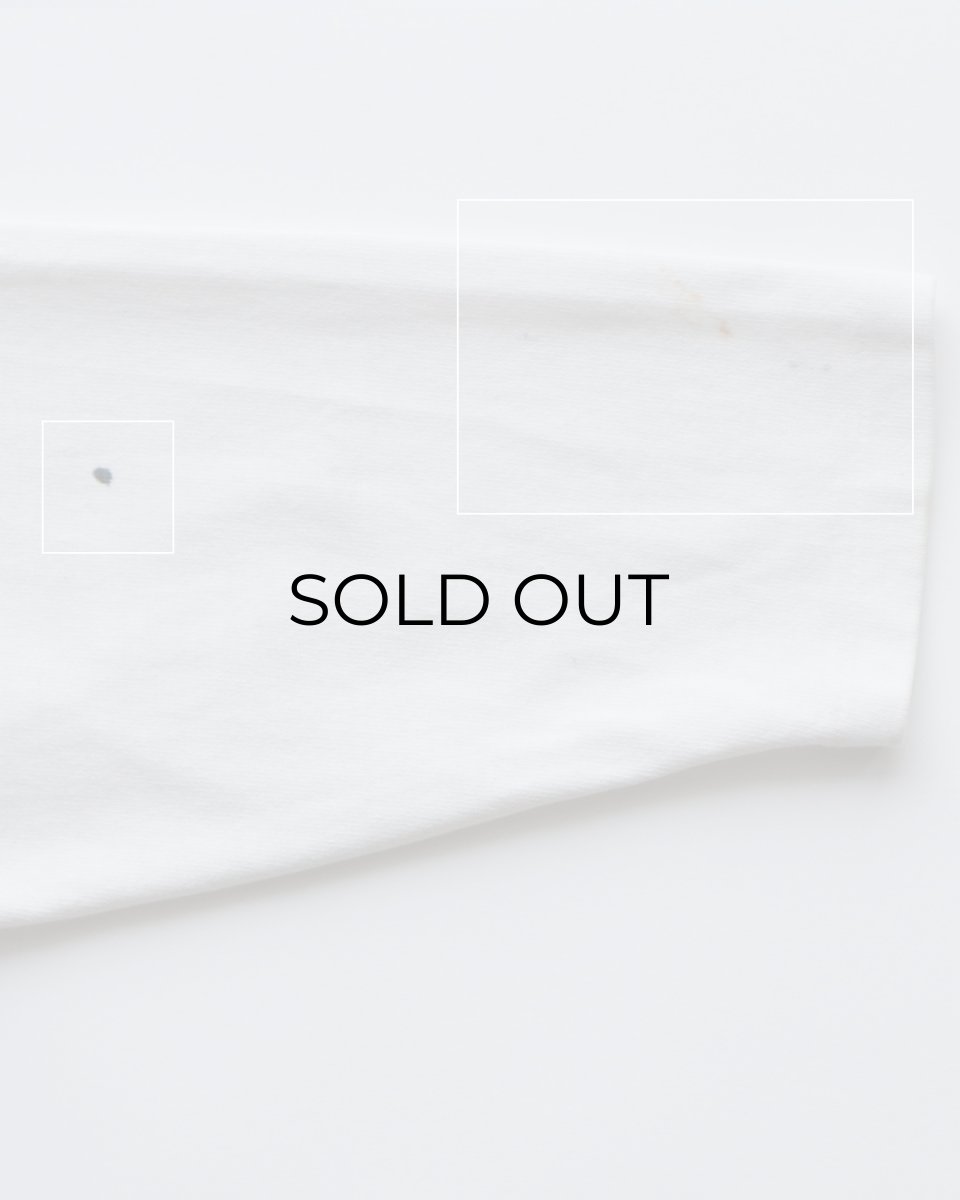 画像11: 80's RUSSELL W-PRINT CROPPED SLEEVE V NECK FOOTBALL TEE "GUNNISON" (11)