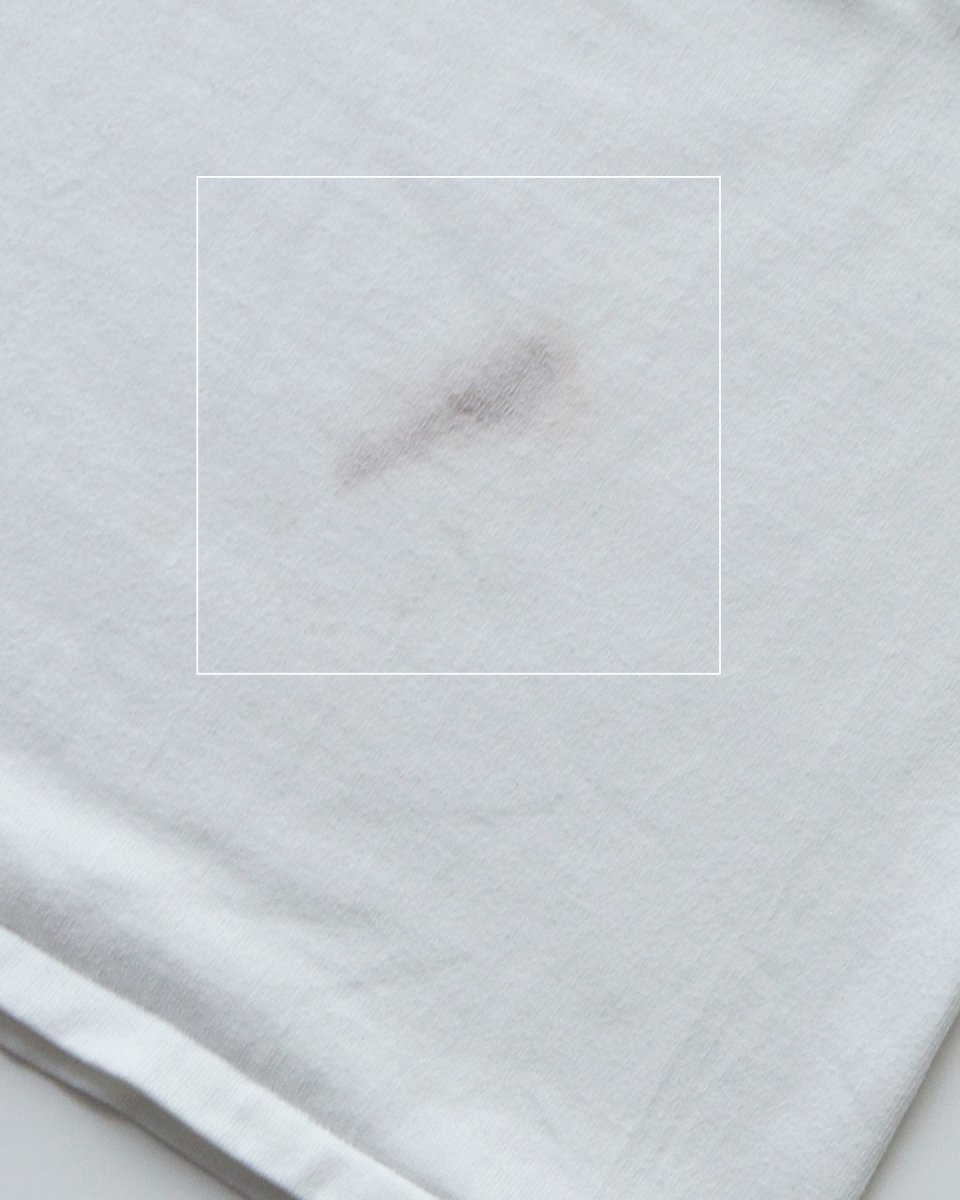 画像8: 80's RUSSELL W-PRINT CROPPED SLEEVE V NECK FOOTBALL TEE "SCHULTZE" (8)