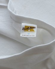 画像6: 80's RUSSELL W-PRINT CROPPED SLEEVE V NECK FOOTBALL TEE "SCHULTZE" (6)
