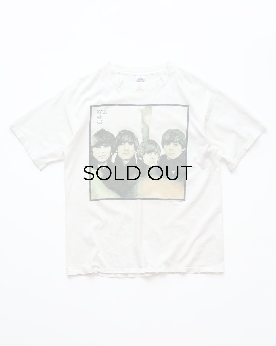 画像1: 90's MILLER COTTON W-PRINT S/S BAND TEE "BEATLES FOR SALE" "MADE IN USA" (1)