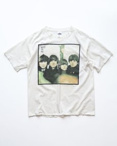 画像1: 90's MILLER COTTON W-PRINT S/S BAND TEE "BEATLES FOR SALE" "MADE IN USA" (1)