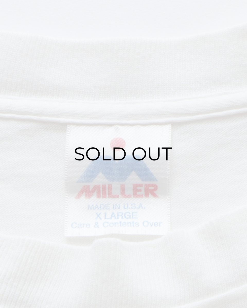 画像8: 90's MILLER COTTON W-PRINT S/S BAND TEE "BEATLES FOR SALE" "MADE IN USA" (8)
