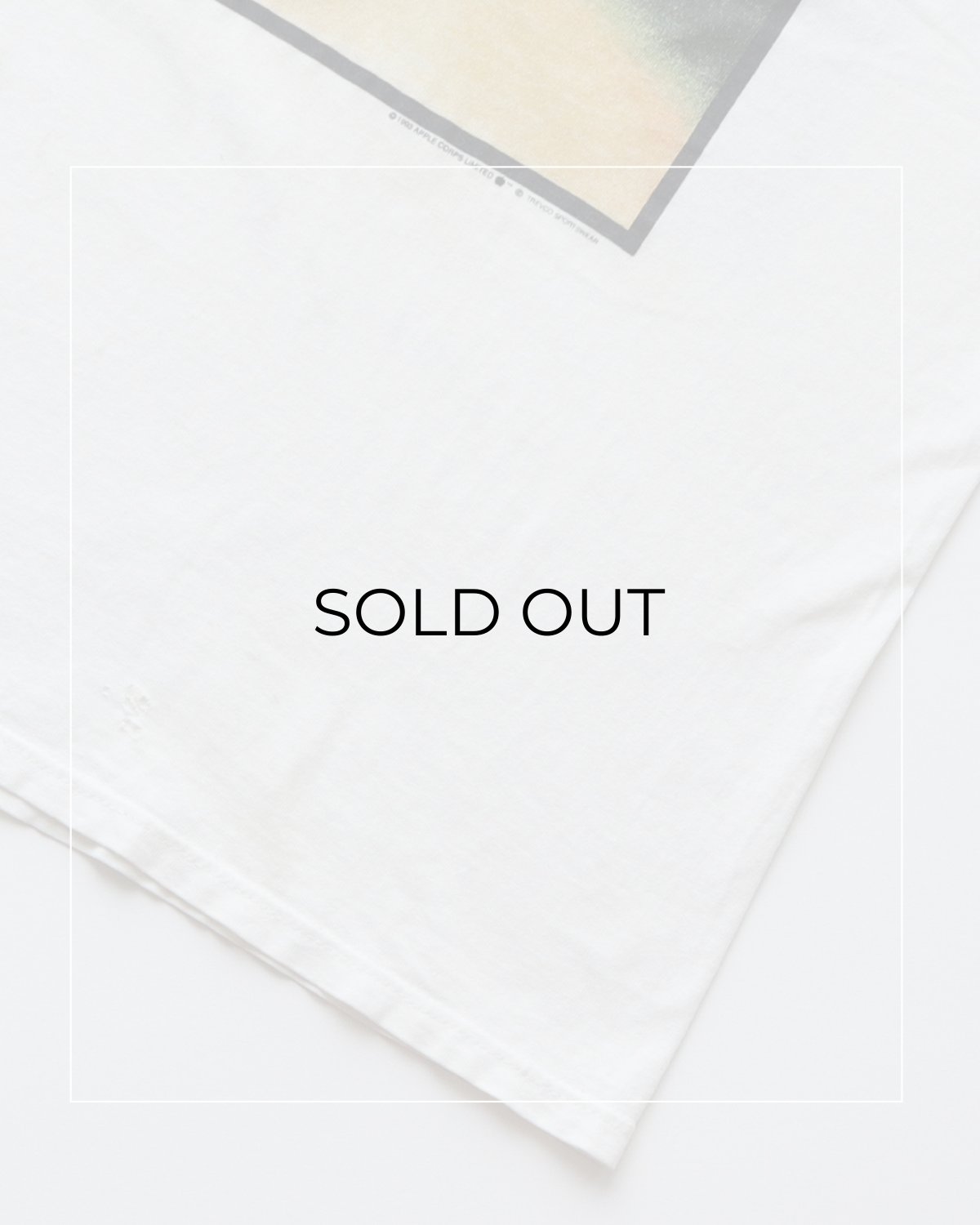 画像14: 90's MILLER COTTON W-PRINT S/S BAND TEE "BEATLES FOR SALE" "MADE IN USA" (14)