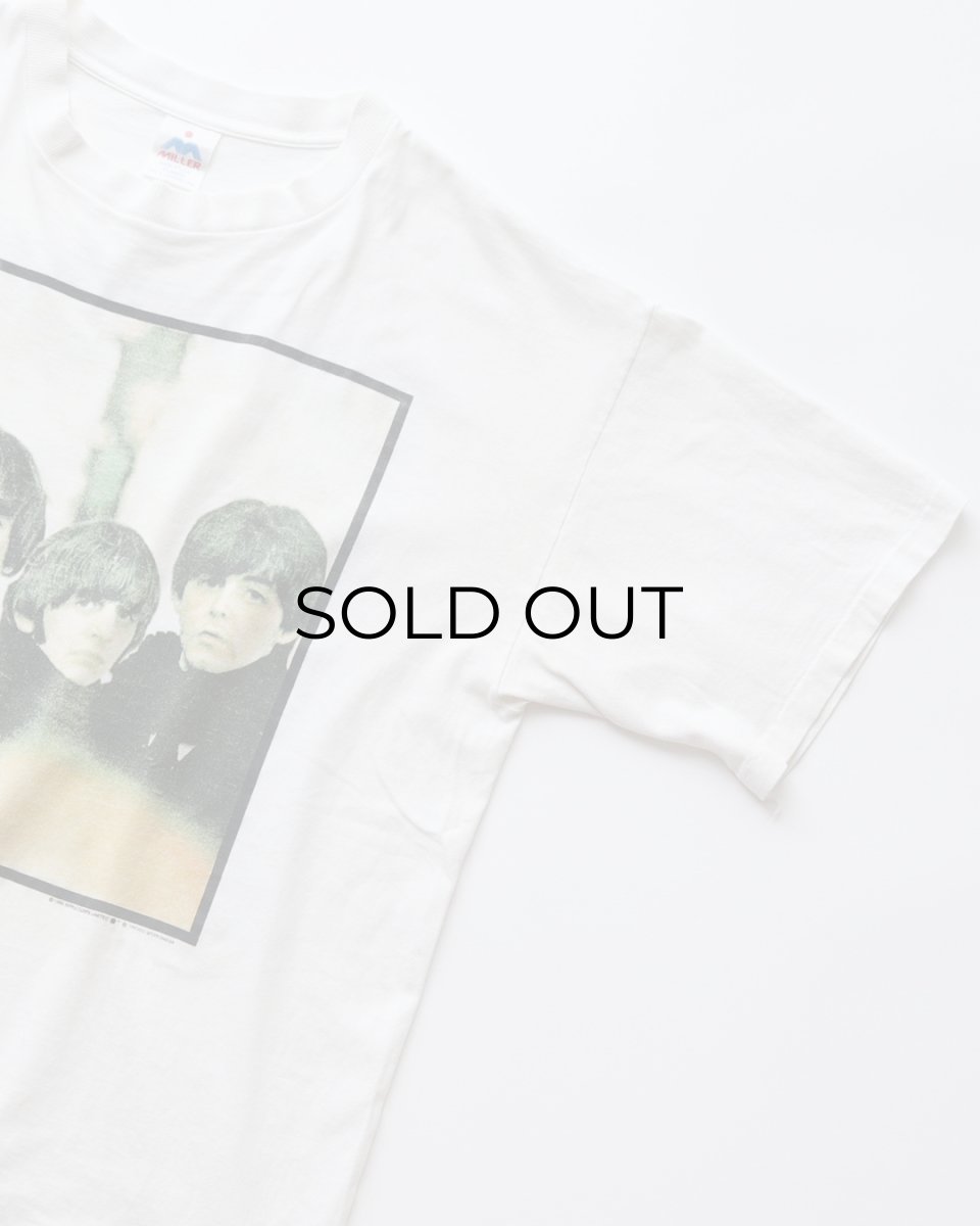 画像4: 90's MILLER COTTON W-PRINT S/S BAND TEE "BEATLES FOR SALE" "MADE IN USA" (4)