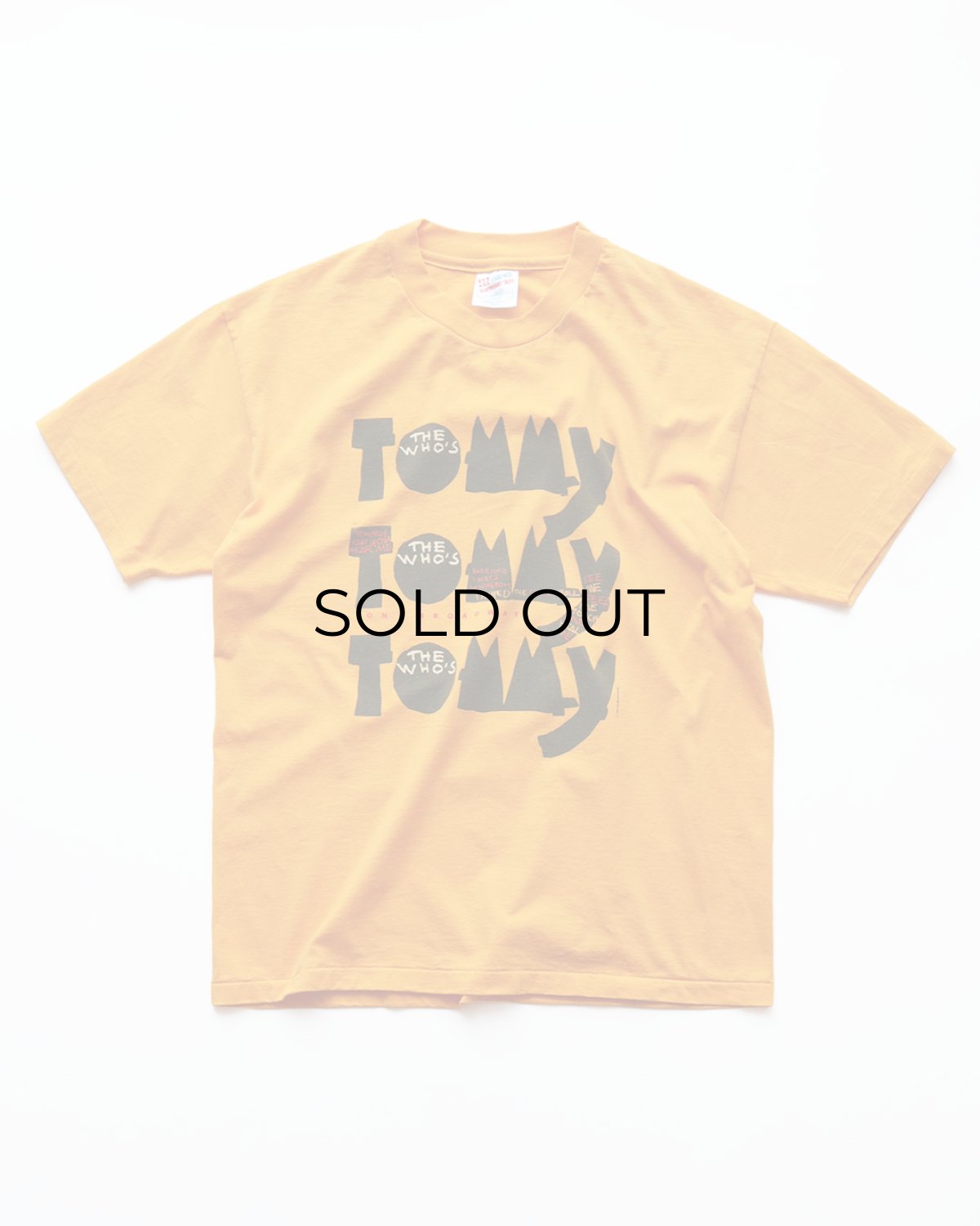 画像1: 90's Hanes W-PRINT S/S MUSICAL TEE "THE WHO'S TOMMY" "MADE IN USA" (1)