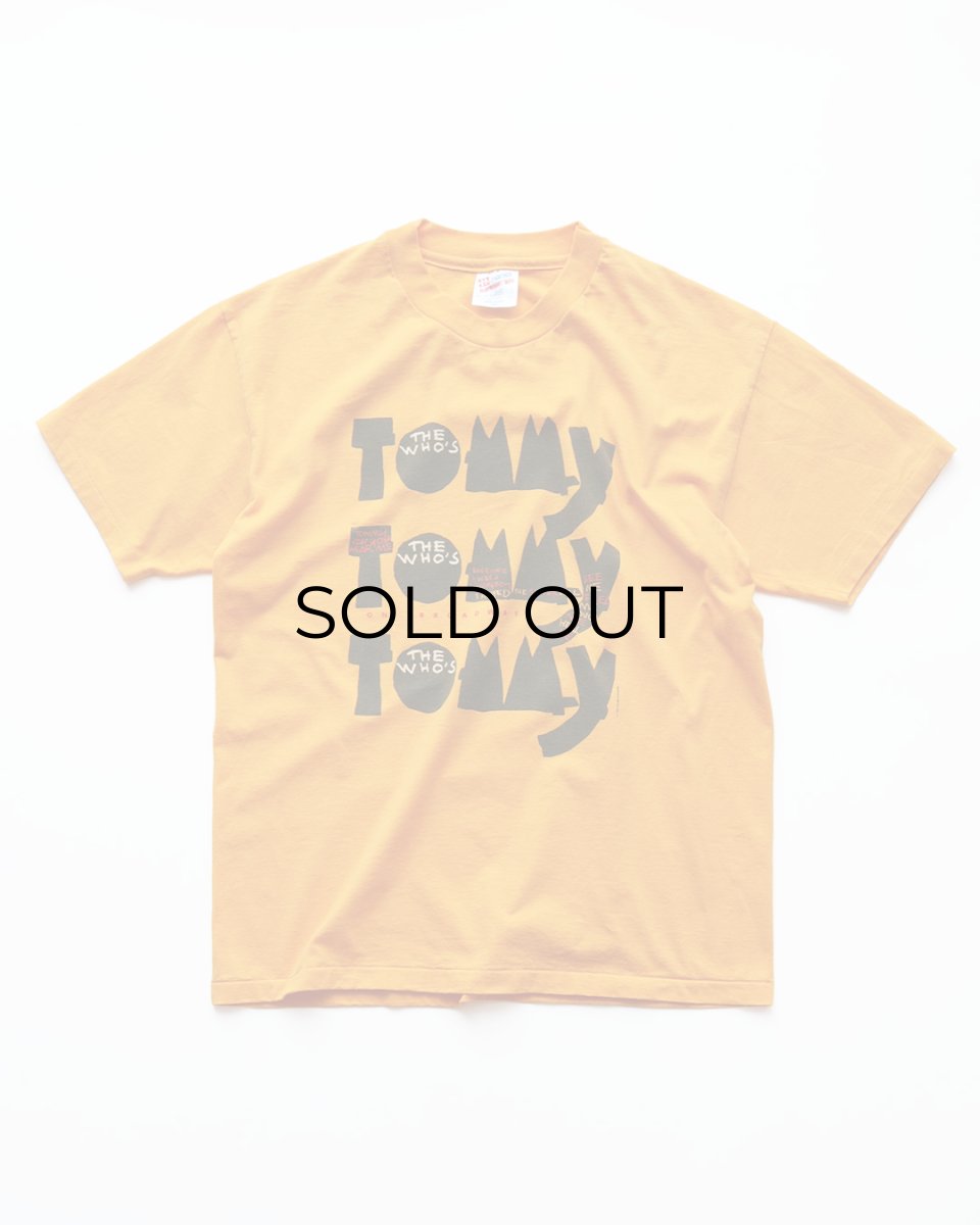 画像1: 90's Hanes W-PRINT S/S MUSICAL TEE "THE WHO'S TOMMY" "MADE IN USA" (1)