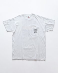 画像2: 90's FRUIT OF THE LOOM COTTON W-PRINT S/S POCKET TEE "NIGHT AFTER NIGHT" "MADE IN USA" (2)