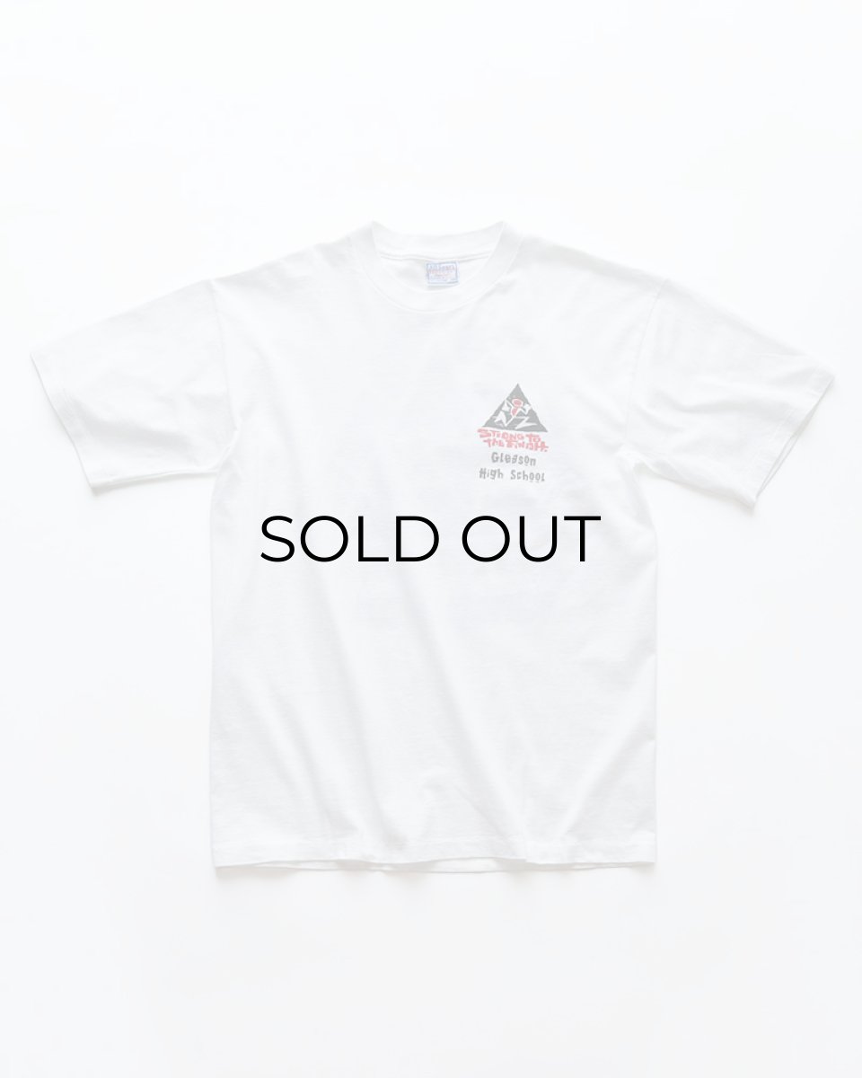 画像2: 90's All Sport COTTON W-PRINT S/S TEE "STRONG TO THE FINISH" "MADE IN USA" (2)