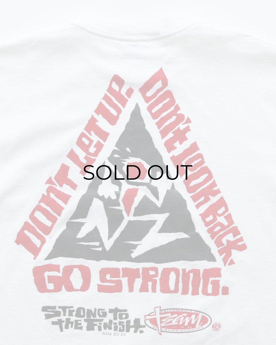 画像6: 90's All Sport COTTON W-PRINT S/S TEE "STRONG TO THE FINISH" "MADE IN USA" (6)