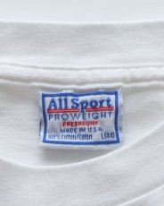画像8: 90's All Sport COTTON W-PRINT S/S TEE "STRONG TO THE FINISH" "MADE IN USA" (8)