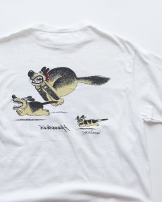 画像7: 90's crazy shirts COTTON "Kliban Cat" W-PRINT S/S TEE "TEAM FRISKIE" "MADE IN USA" (7)