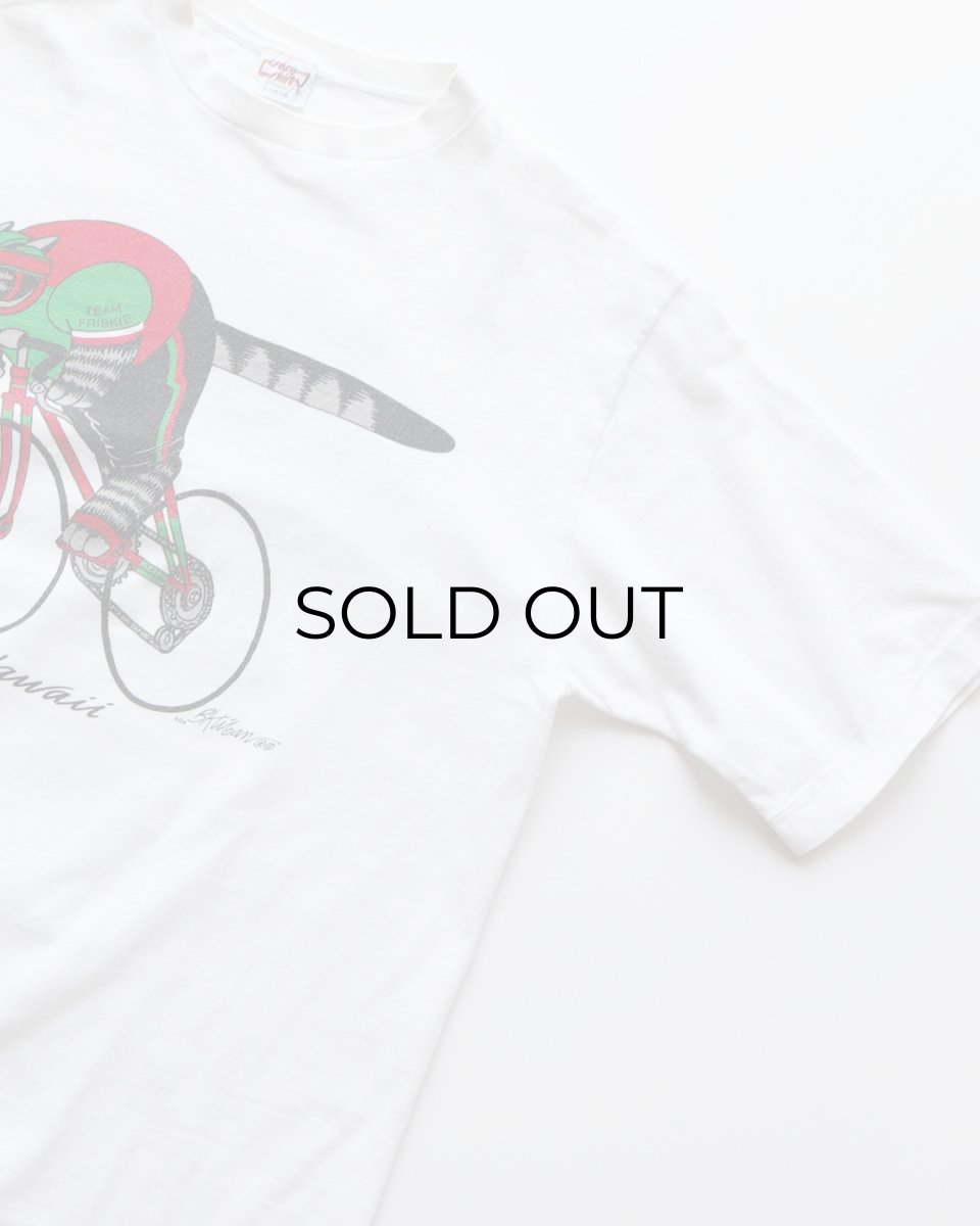 画像4: 90's crazy shirts COTTON "Kliban Cat" W-PRINT S/S TEE "TEAM FRISKIE" "MADE IN USA" (4)