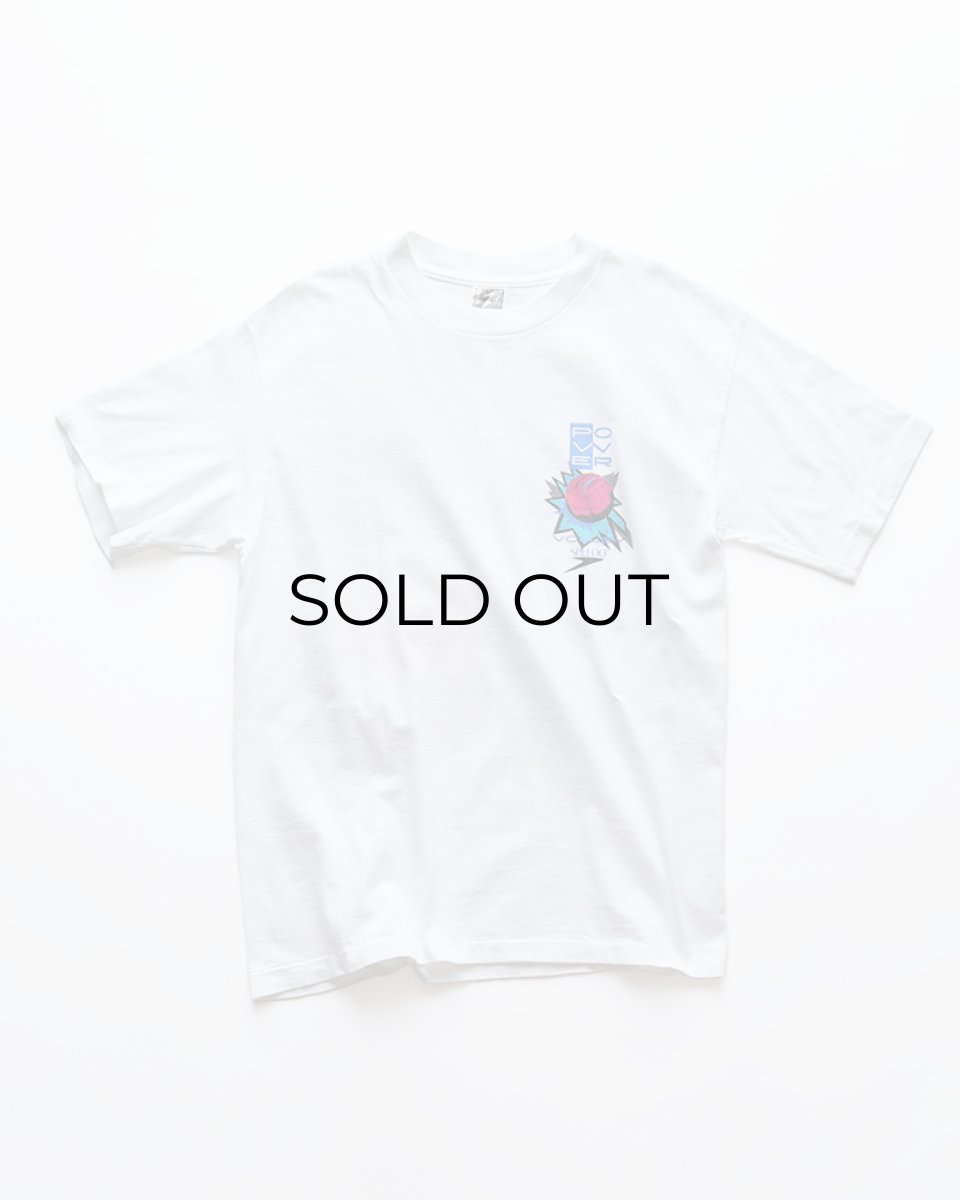 画像2: 90's SPEEDO COTTON W-PRINT S/S TEE "VOLLEY" "MADE IN USA" (2)