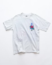 画像2: 90's SPEEDO COTTON W-PRINT S/S TEE "VOLLEY" "MADE IN USA" (2)