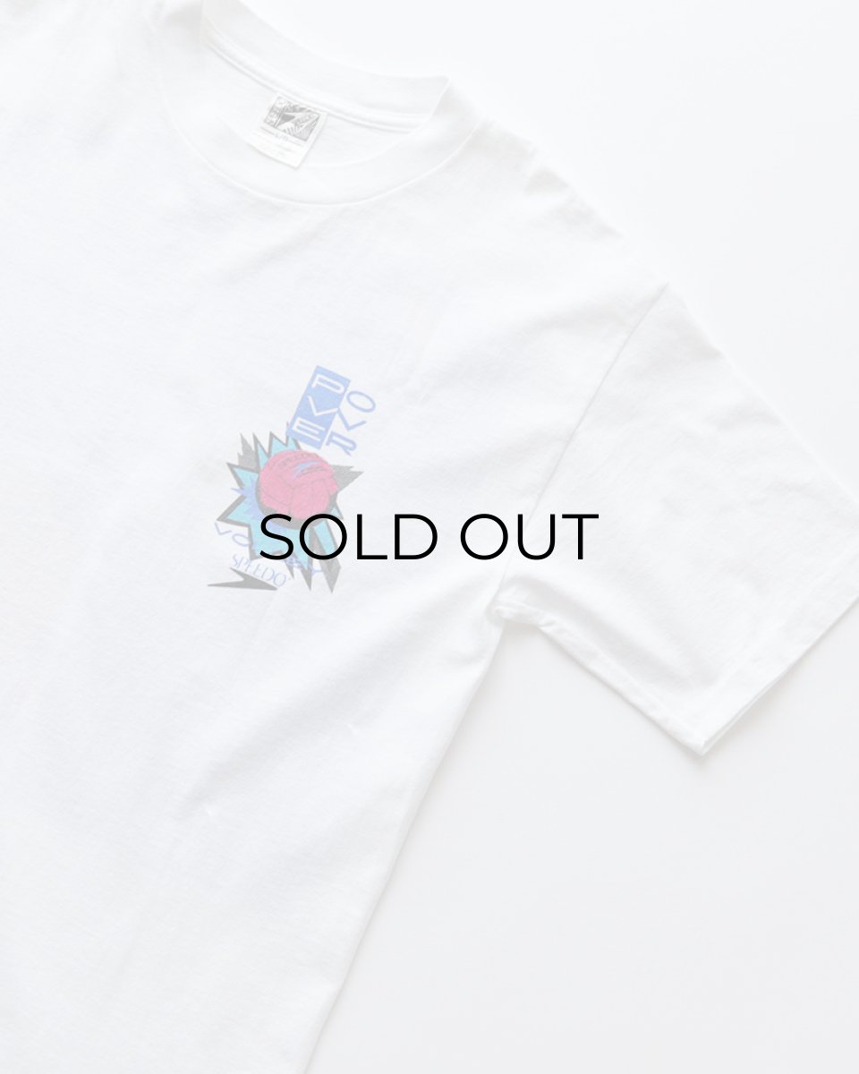 画像3: 90's SPEEDO COTTON W-PRINT S/S TEE "VOLLEY" "MADE IN USA" (3)