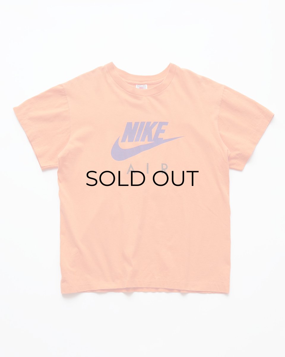 画像1: 90's NIKE COTTON W-PRINT S/S TEE "NIKE AIR" "MADE IN USA" (1)