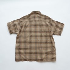 画像2: 60's TOWNCRAFT COTTON CHECK S/S LOOP COLLAR BOX SHIRT (2)