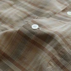 画像8: 60's TOWNCRAFT COTTON CHECK S/S LOOP COLLAR BOX SHIRT (8)