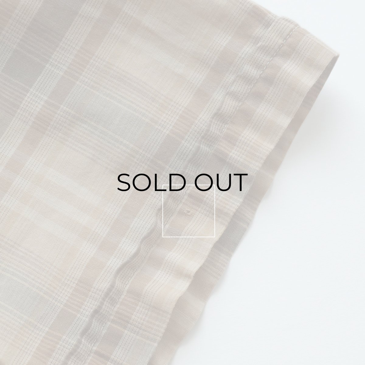 画像11: 60's TOWNCRAFT COTTON CHECK S/S LOOP COLLAR BOX SHIRT (11)