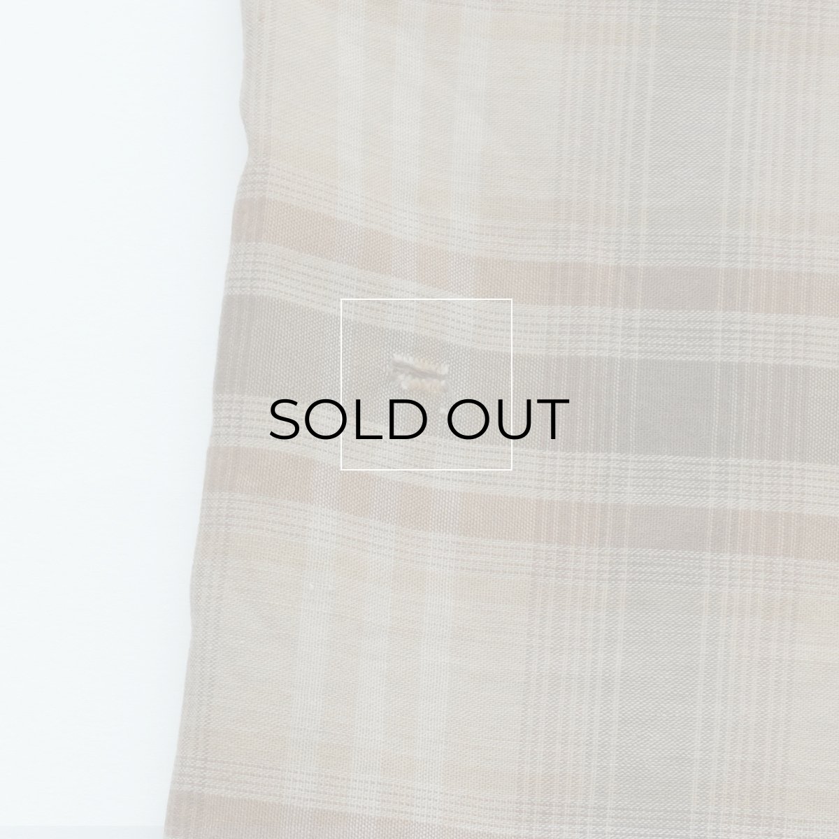 画像10: 60's TOWNCRAFT COTTON CHECK S/S LOOP COLLAR BOX SHIRT (10)