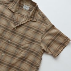 画像3: 60's TOWNCRAFT COTTON CHECK S/S LOOP COLLAR BOX SHIRT (3)