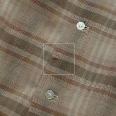 画像9: 60's TOWNCRAFT COTTON CHECK S/S LOOP COLLAR BOX SHIRT (9)