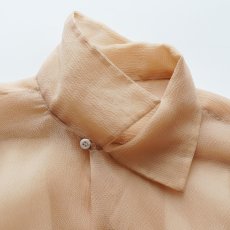 画像8: 50's SPORTOP NYLON SEERSUCKER LOOP COLLAR S/S BOX SHIRT (8)