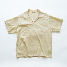 画像2: 50's SPORTSWEAR by Colonial  COTTON "KASURI" LOOP COLLAR S/S BOX SHIRT (2)