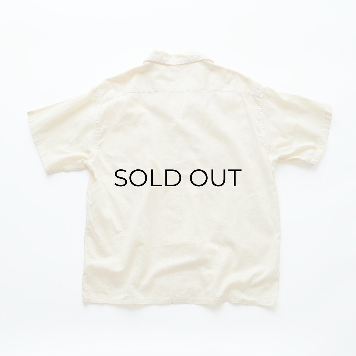 画像3: 50's SPORTSWEAR by Colonial  COTTON "KASURI" LOOP COLLAR S/S BOX SHIRT (3)