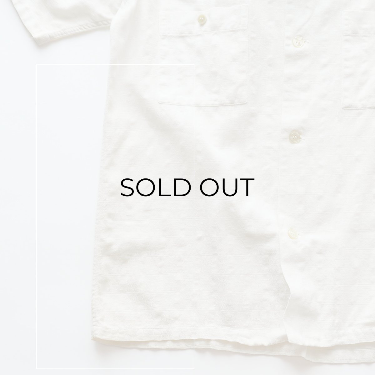 画像10: 40's Lion SPORTSWEAR COTTON WOVEN CHECK SEERSUCKER S/S OPEN COLLAR BOX SHIRT (10)