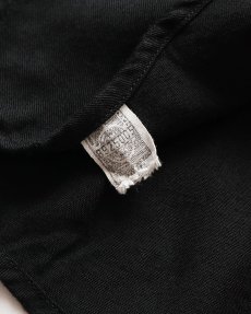 画像11: 〜60's King Louie BLACK RAYON BACK EMBROIDERED S/S LOOP COLLAR BOWLING SHIRT "HARDWARE INSURANCE MUTUALS" (11)