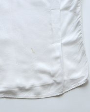 画像18: 〜60's 301 WHITE RAYON BACK EMBROIDERED S/S LOOP COLLAR BOWLING SHIRT "Miss Chipper" (18)