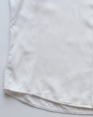 画像14: 〜60's 301 WHITE RAYON BACK EMBROIDERED S/S LOOP COLLAR BOWLING SHIRT "Miss Chipper" (14)