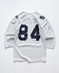 画像4: 80's RUSSELL W-PRINT CROPPED SLEEVE V NECK FOOTBALL TEE "OLYMPIA BEARS" "MADE IN USA" (4)