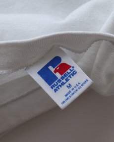画像11: 80's RUSSELL W-PRINT CROPPED SLEEVE V NECK FOOTBALL TEE "OLYMPIA BEARS" "MADE IN USA" (11)