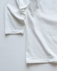 画像4: 〜80's RUSSELL W-PRINT CROPPED SLEEVE V NECK FOOTBALL TEE "MED RES" "MADE IN USA" (4)