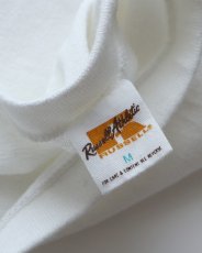 画像7: 〜80's RUSSELL W-PRINT CROPPED SLEEVE V NECK FOOTBALL TEE "MED RES" "MADE IN USA" (7)