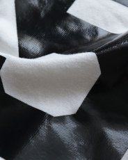 画像9: 〜80's RUSSELL W-PRINT CROPPED SLEEVE V NECK FOOTBALL TEE "MED RES" "MADE IN USA" (9)