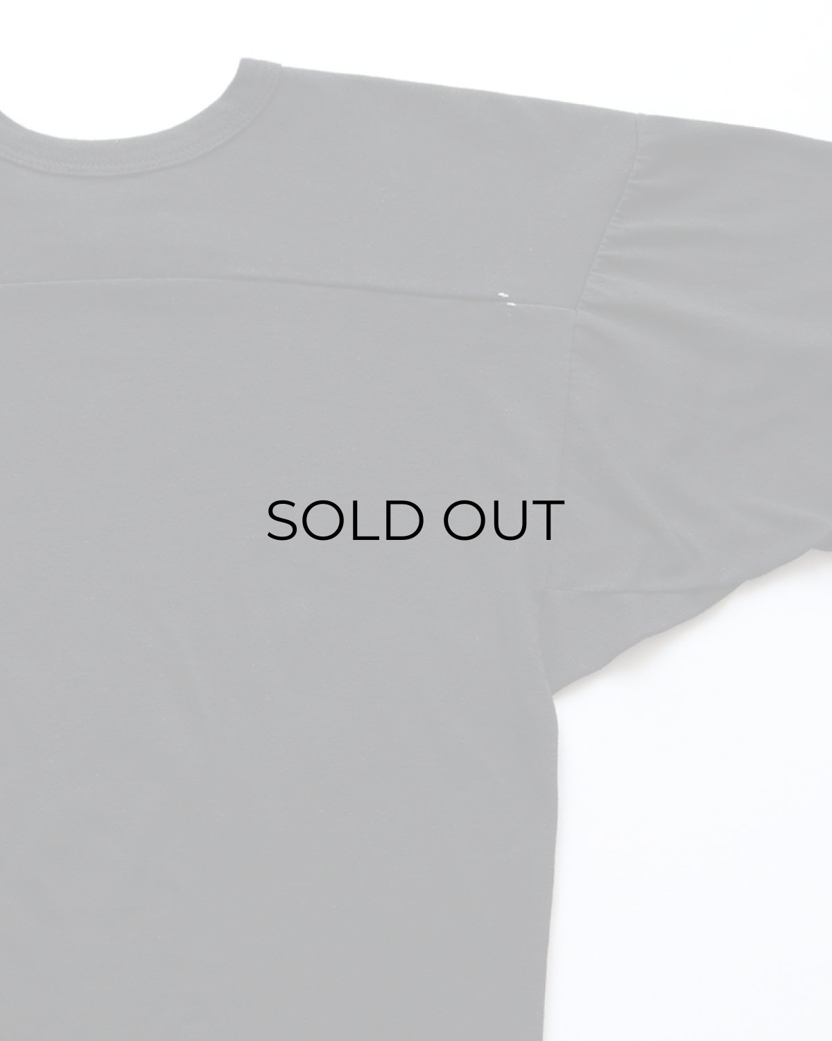 画像5: 80's RUSSELL PRINT CROPPED SLEEVE V NECK FOOTBALL TEE "Crush" (5)