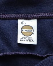 画像6: 〜80's MEDALLION PRINT CROPPED SLEEVE V NECK FOOTBALL TEE "MacGregor" "MADE IN USA" (6)