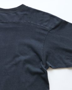 画像5: 70's-80's sportswear BLACK COTTON PRINT CROPPED SLEEVE FOOTBALL TEE "Sunkist" "MADE IN USA" (5)