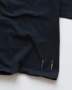 画像4: 70's-80's sportswear BLACK COTTON PRINT CROPPED SLEEVE FOOTBALL TEE "Sunkist" "MADE IN USA" (4)