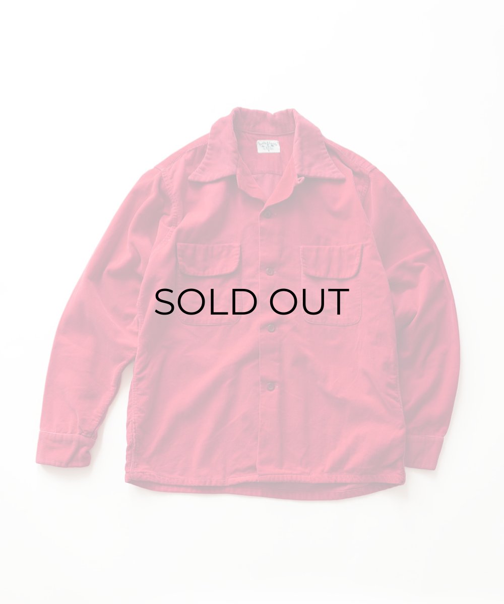 画像1: 50's Paddle & Saddle COTTON CORDUROY LOOP COLLAR BOX SHIRT (1)