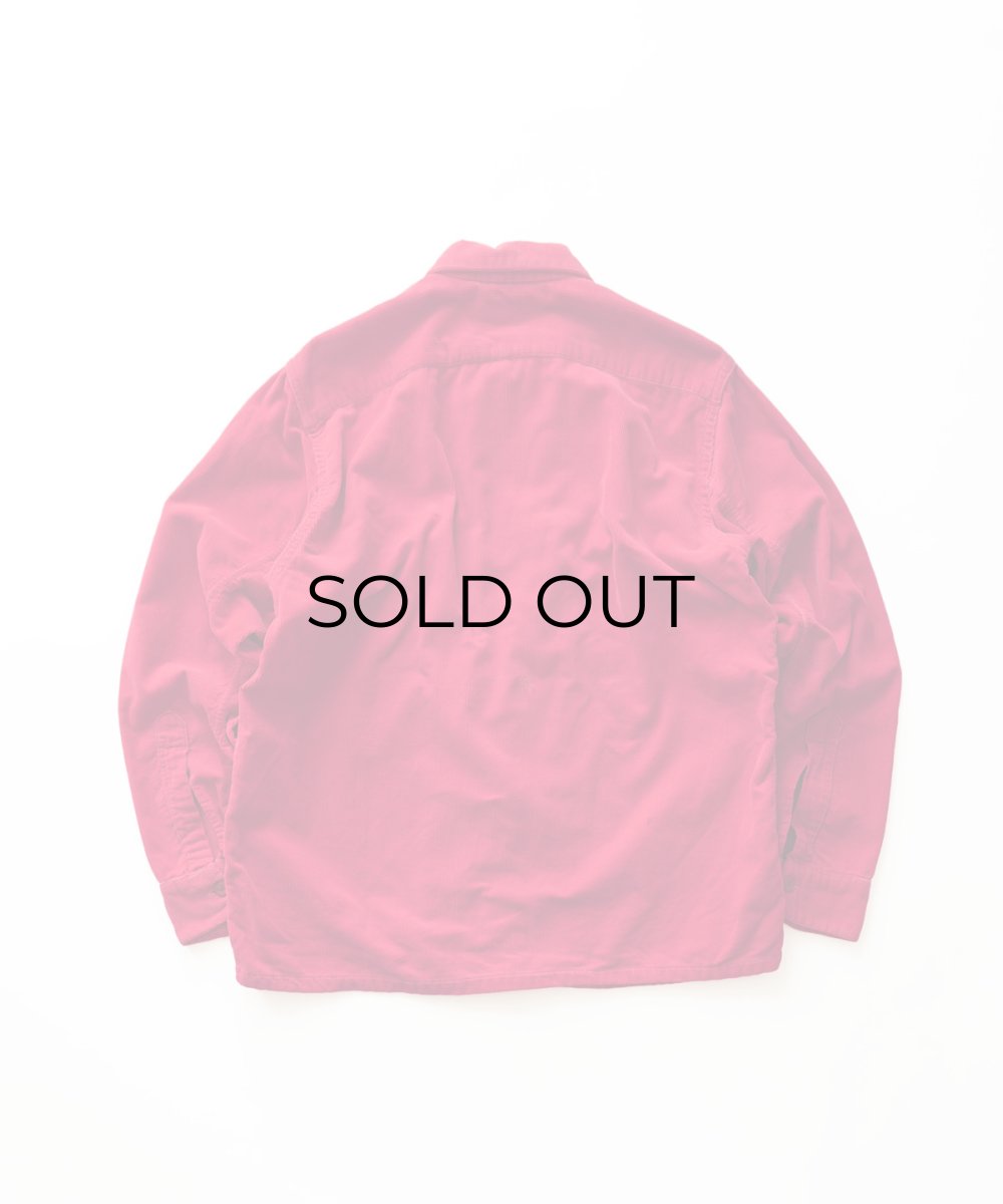 画像2: 50's Paddle & Saddle COTTON CORDUROY LOOP COLLAR BOX SHIRT (2)