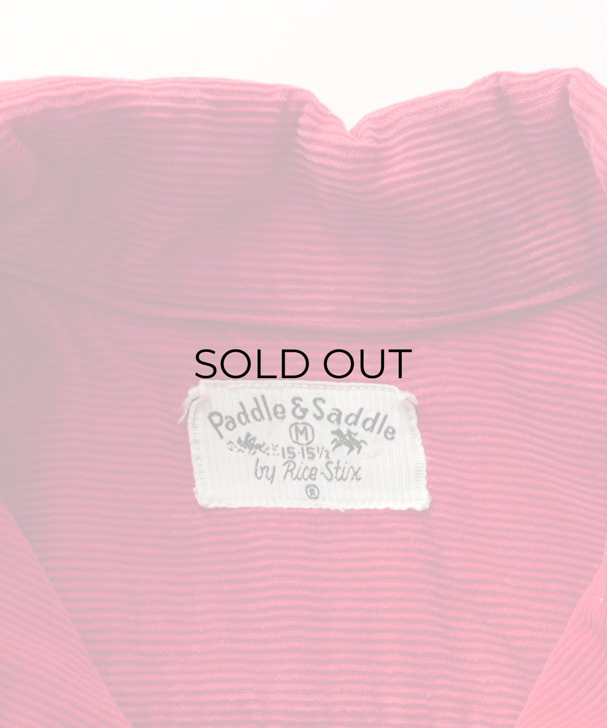 画像5: 50's Paddle & Saddle COTTON CORDUROY LOOP COLLAR BOX SHIRT (5)