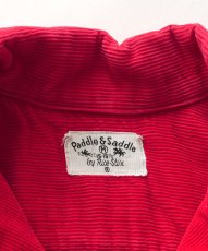 画像5: 50's Paddle & Saddle COTTON CORDUROY LOOP COLLAR BOX SHIRT (5)