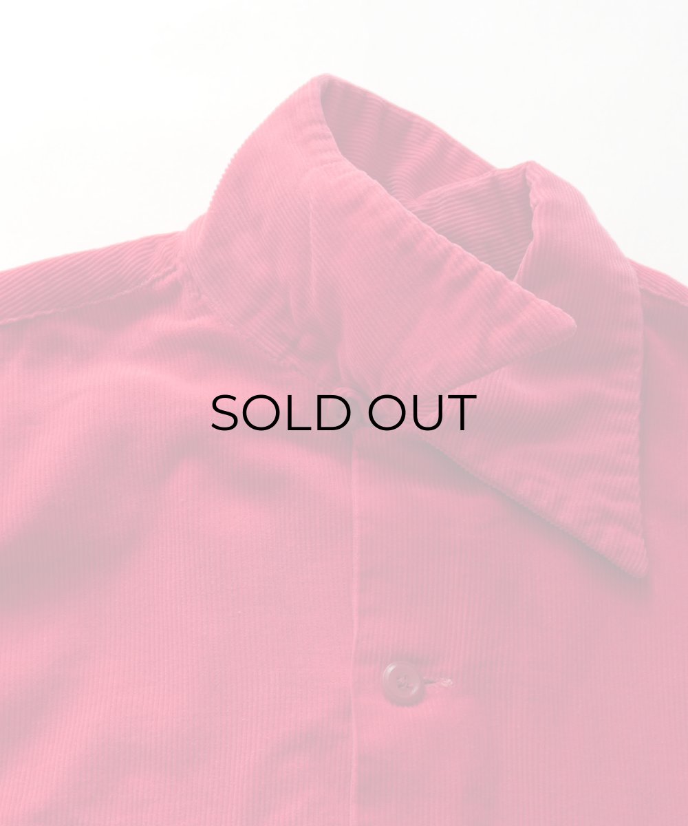 画像6: 50's Paddle & Saddle COTTON CORDUROY LOOP COLLAR BOX SHIRT (6)