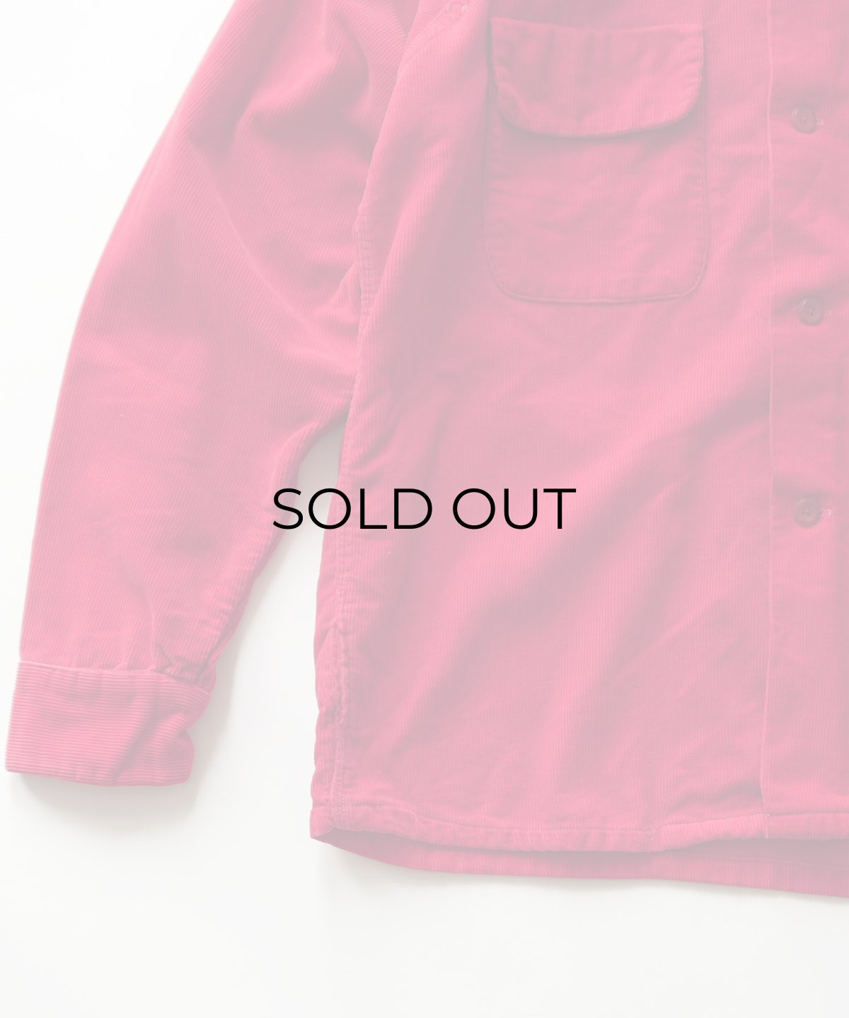 画像4: 50's Paddle & Saddle COTTON CORDUROY LOOP COLLAR BOX SHIRT (4)